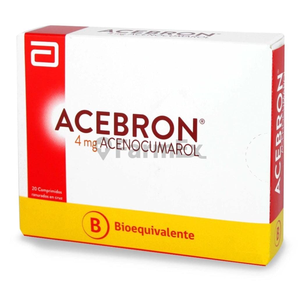 Acebron 4 mg x 20 comprimidos Farmex-MiaHealth-Persistente